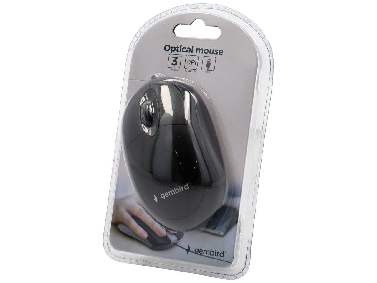 Mouse ottico usb nero