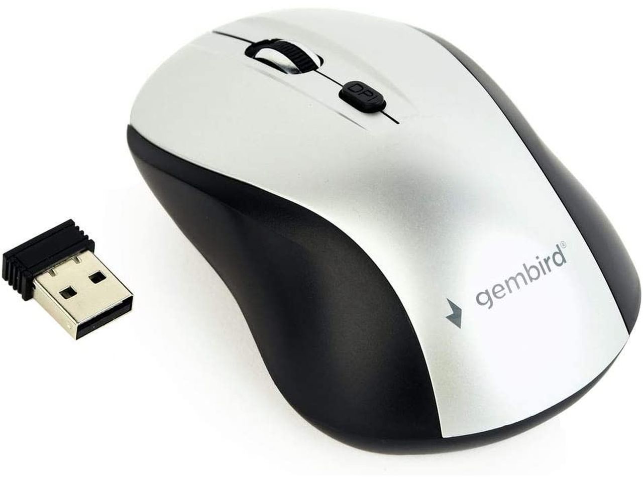 Mouse ottico wireless hd 800-1600 dpi nero