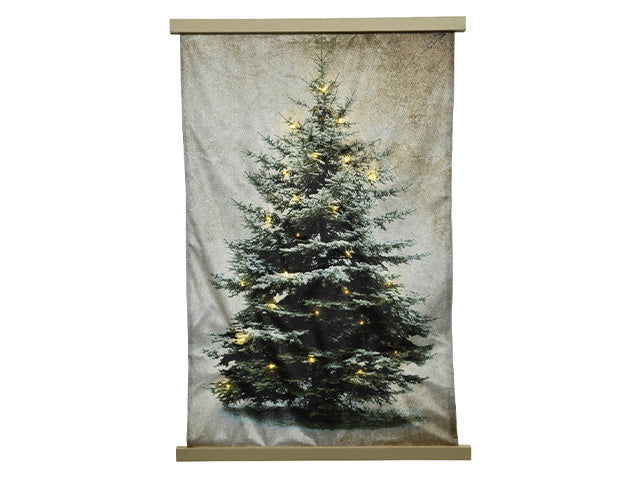 Quadro albero con 71led bianco caldo 483616