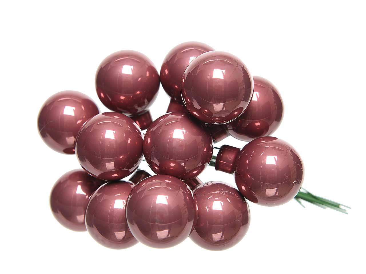 Sfera vetro rosa 2cm 144 pezzi 712039