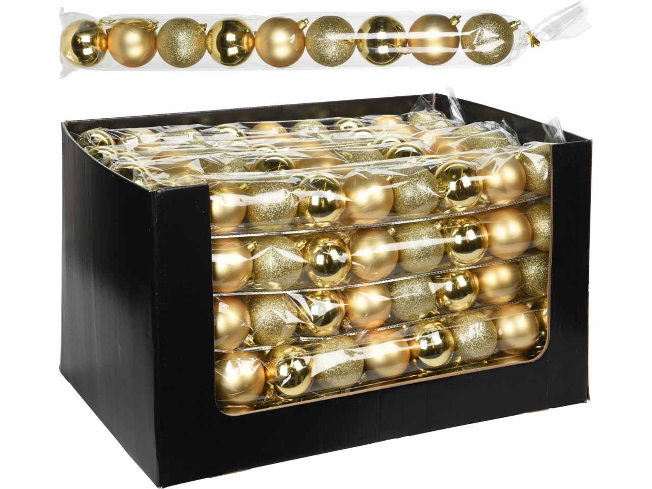 Sfera 60mm 9pezzi oro