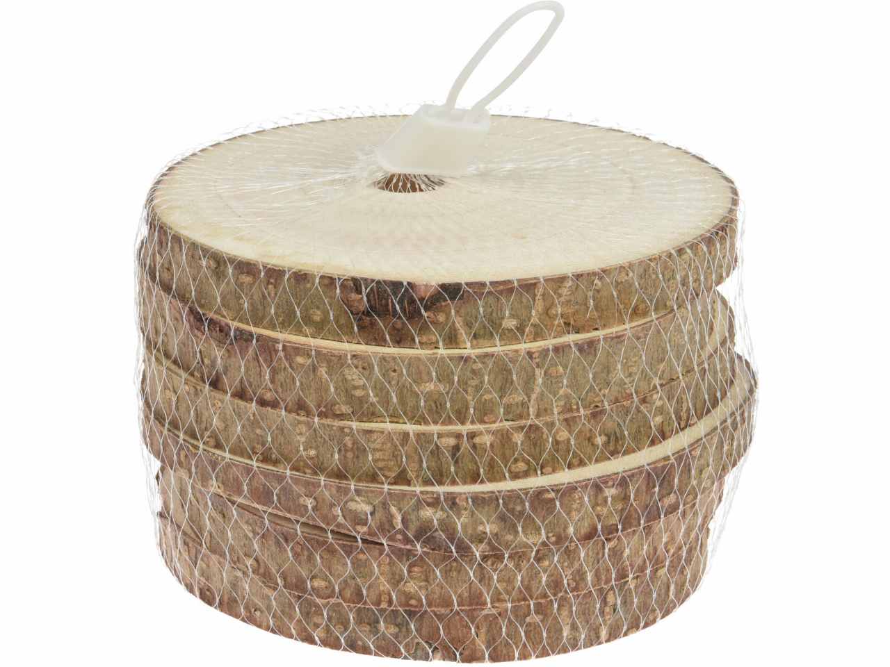 Dischi in legno naturale 6pez cak101720