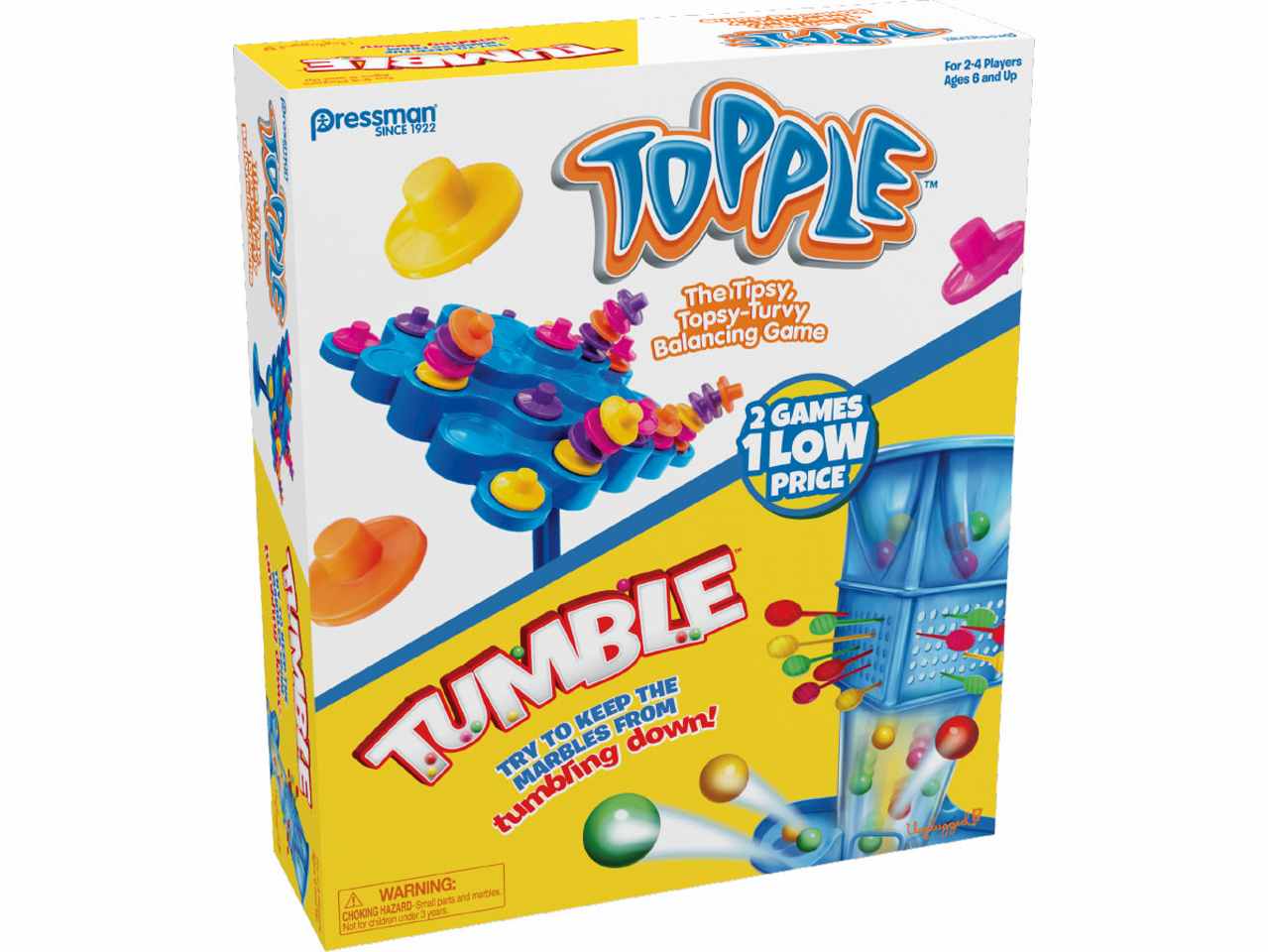 Gioco da tavolo topple tumble combo
