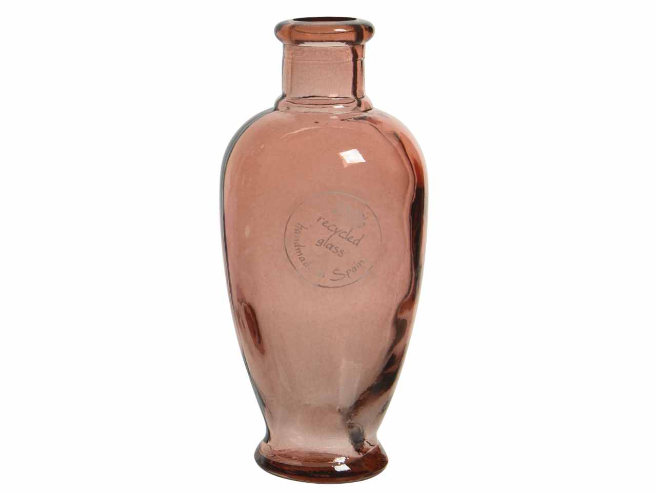 Vaso in vetro riciclato h.15cm 870162