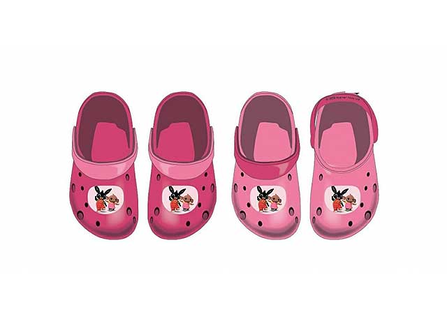 Ciabatte in gomma con fori girl bing