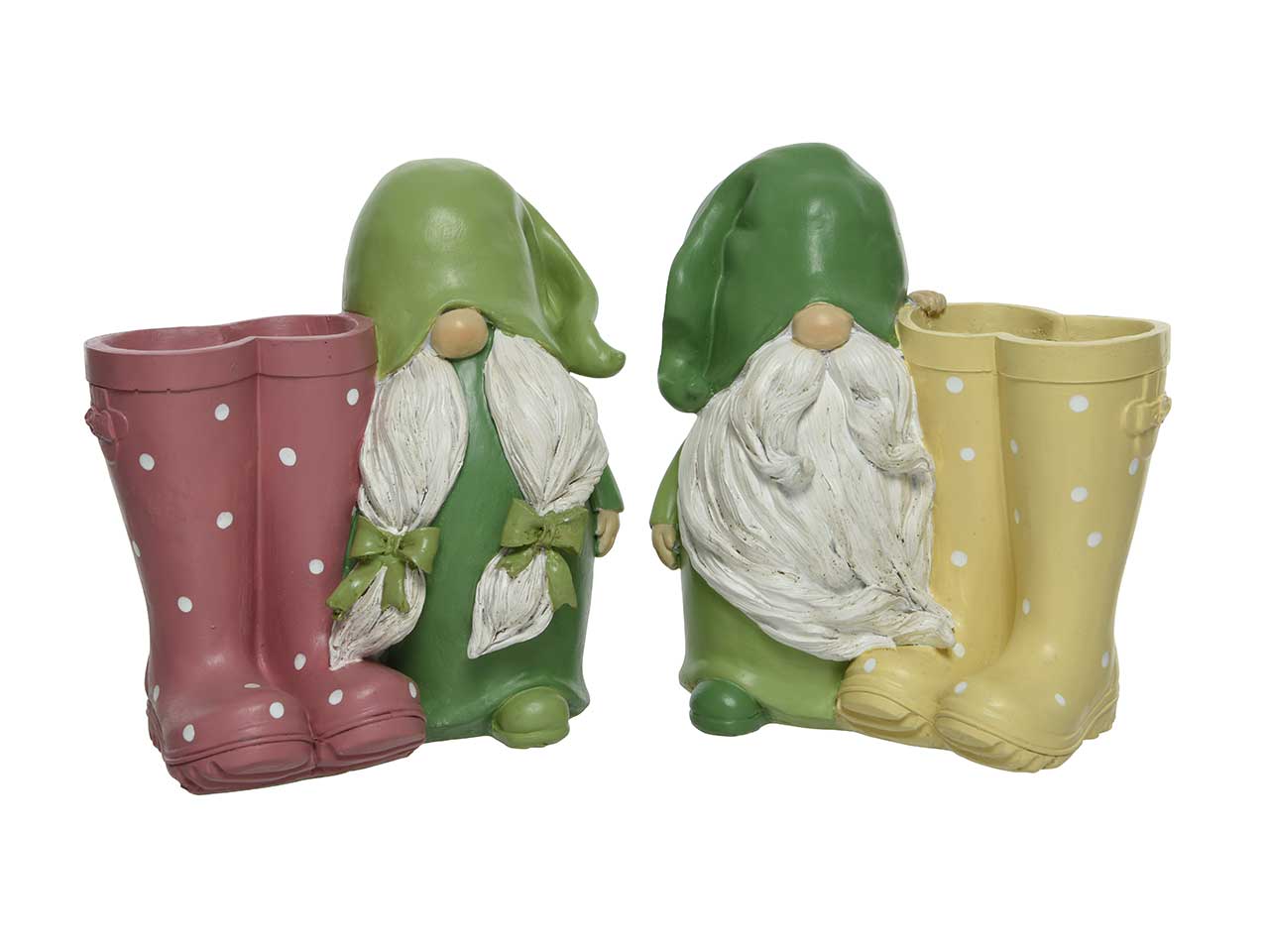 Vaso stivali c/gnomo h.18cm 851275