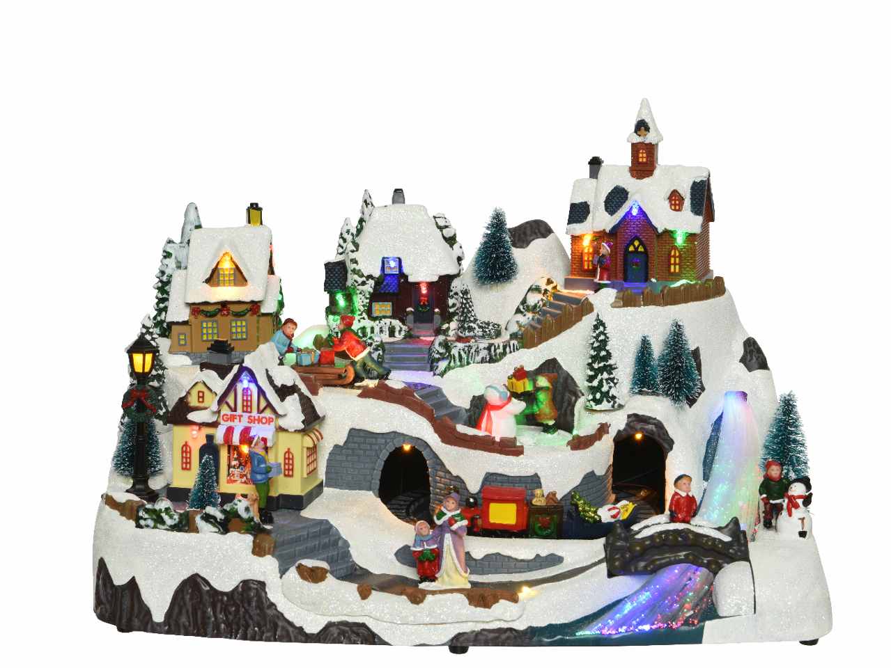Giostrina 26,8x39,5x27cm con led in plastica uso interno