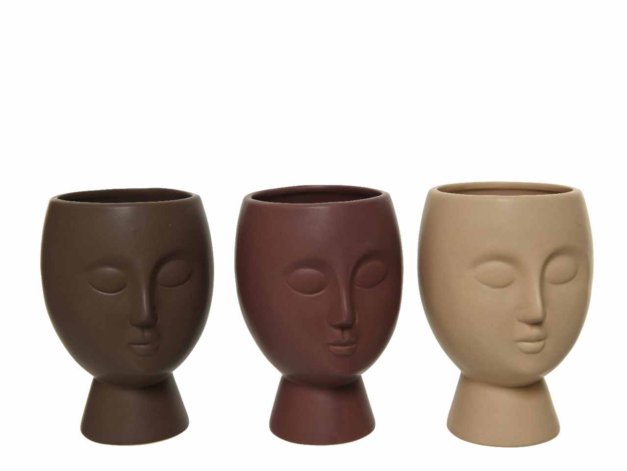 Vaso busto porcellana h.15,3 803733