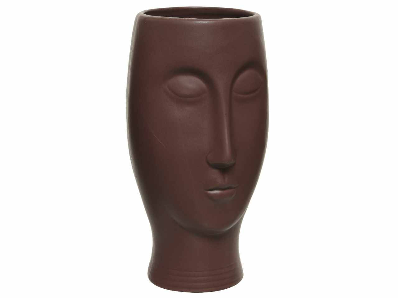 Vaso busto porc.opaco h.20cm 803756