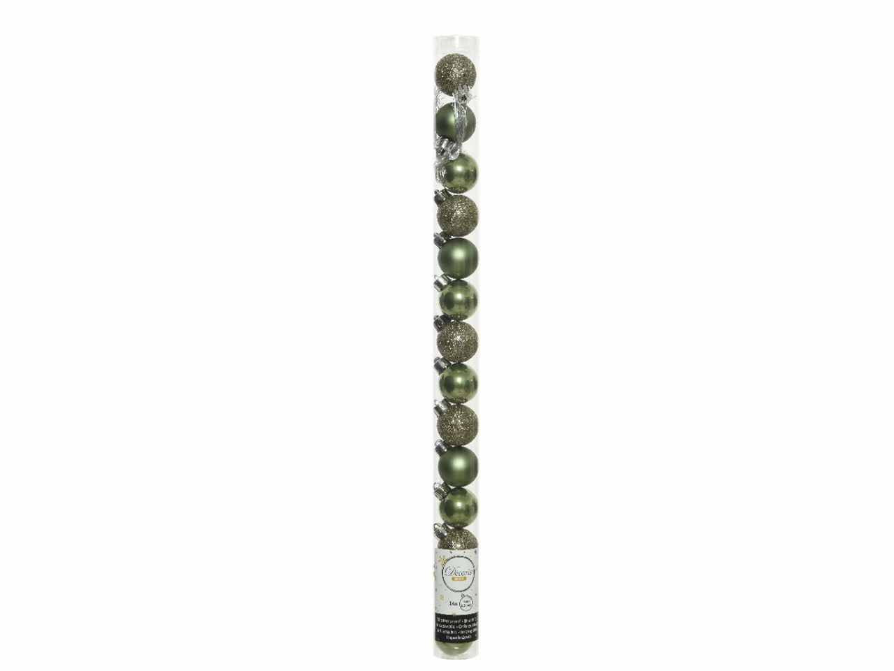 Sfera d.3cm 14pezzi verde