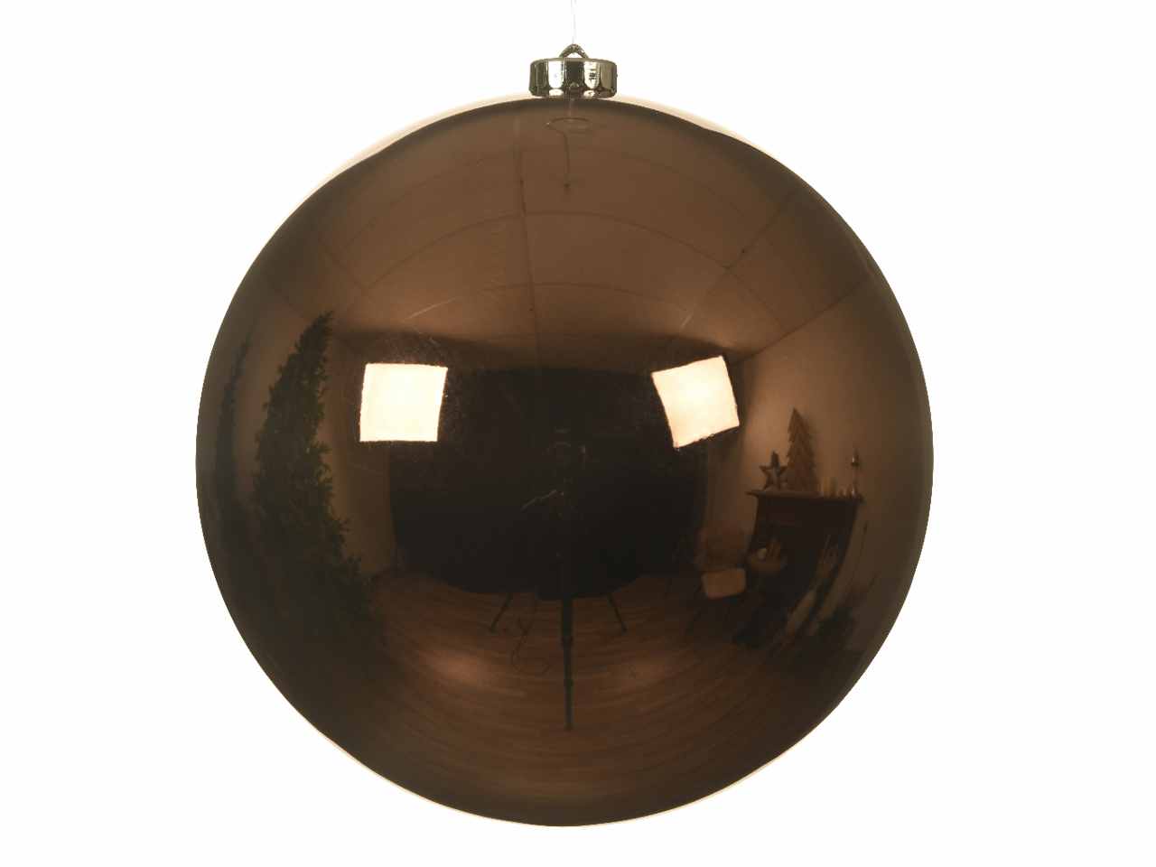 Sfera d.14cm marrone
