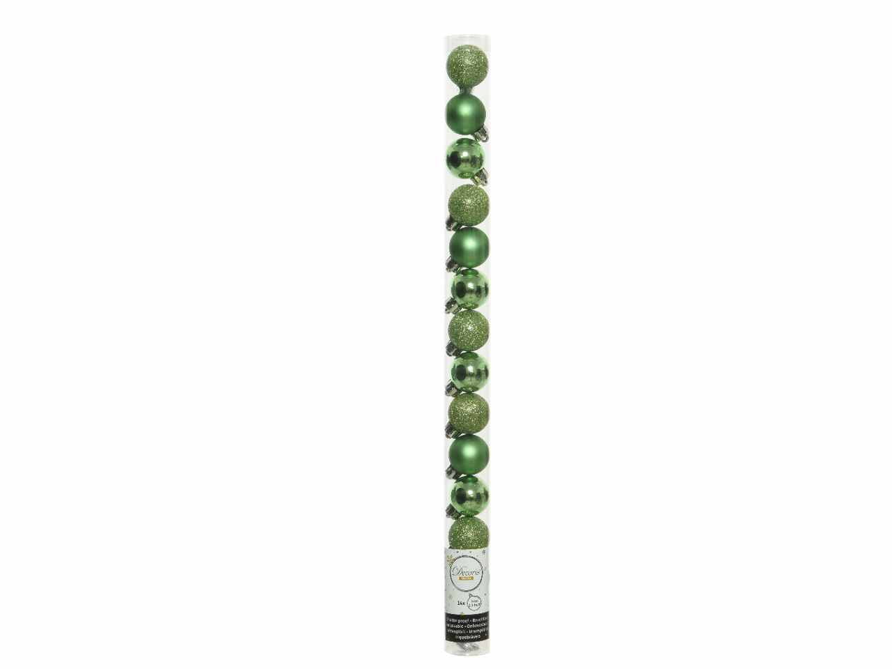 Sfera d.3cm 14pezzi verde