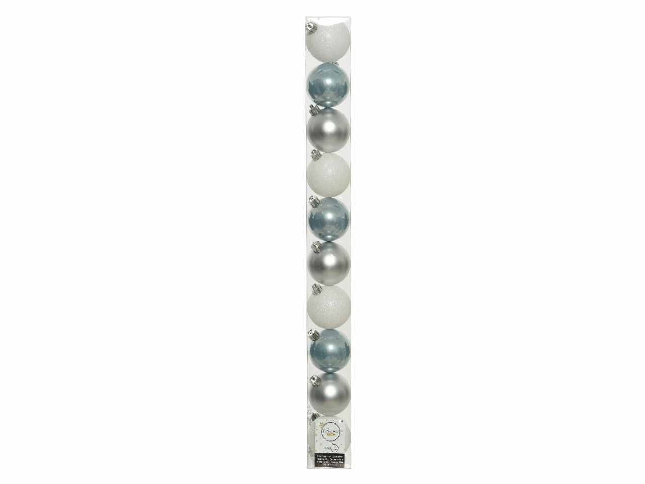 Sfera d.6cm 10 pezzi colori assortiti