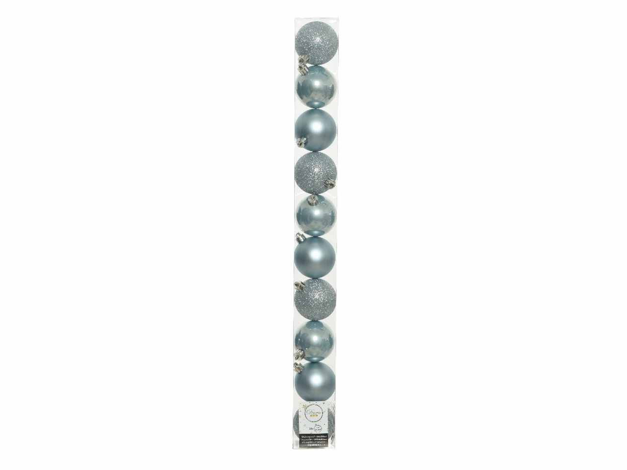 Sfera d.6cm 10pz celeste