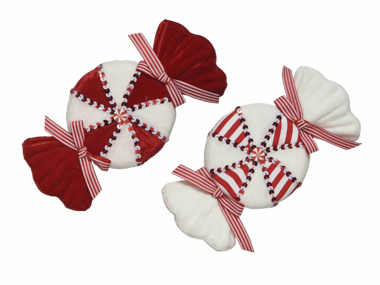 Caramella foam 24x3x12cm rossa/ bianca