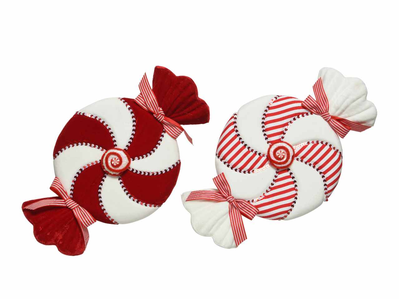 Caramella foam 36x9x18cm rossa/ bianca