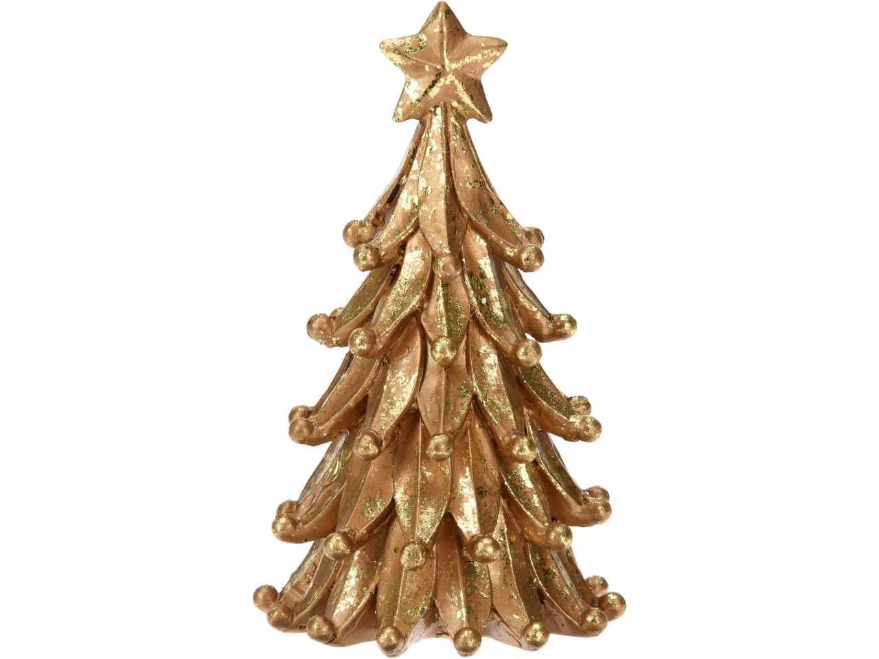 Albero in resina oro 7x13cm