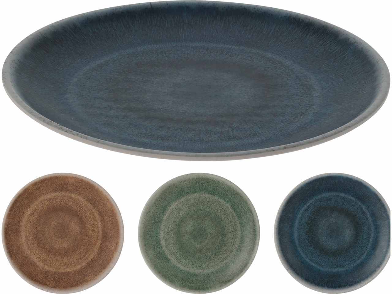 Piatto in melamina 23cm 3 assortimenti