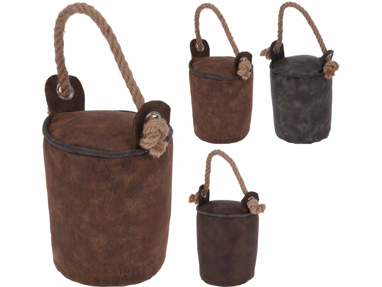 Feramporta finta pelle 16cm