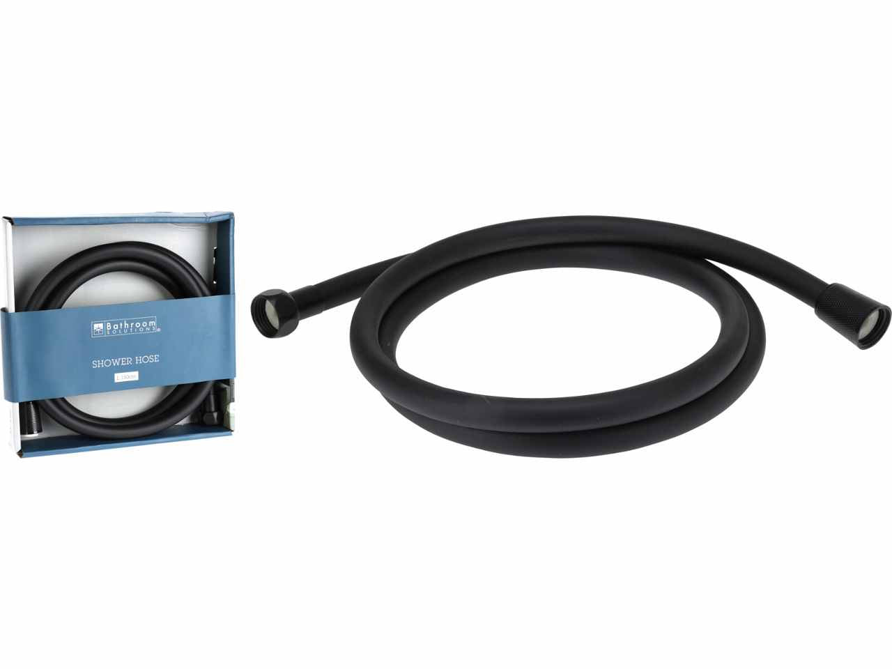 Tubo doccia 150cm nero