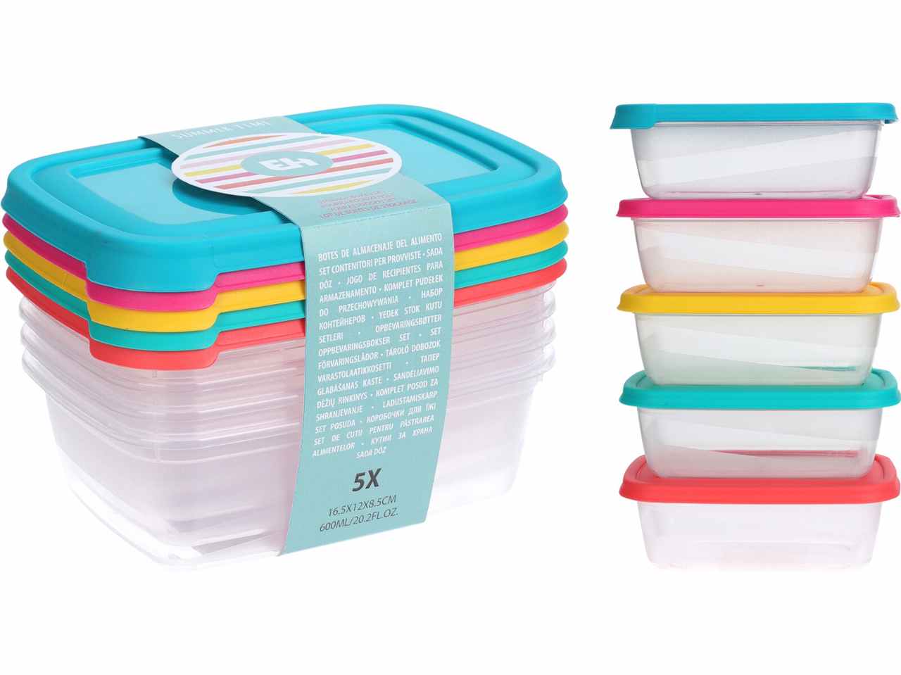 Scatola alimenti 300ml - confezione da 5 scatole