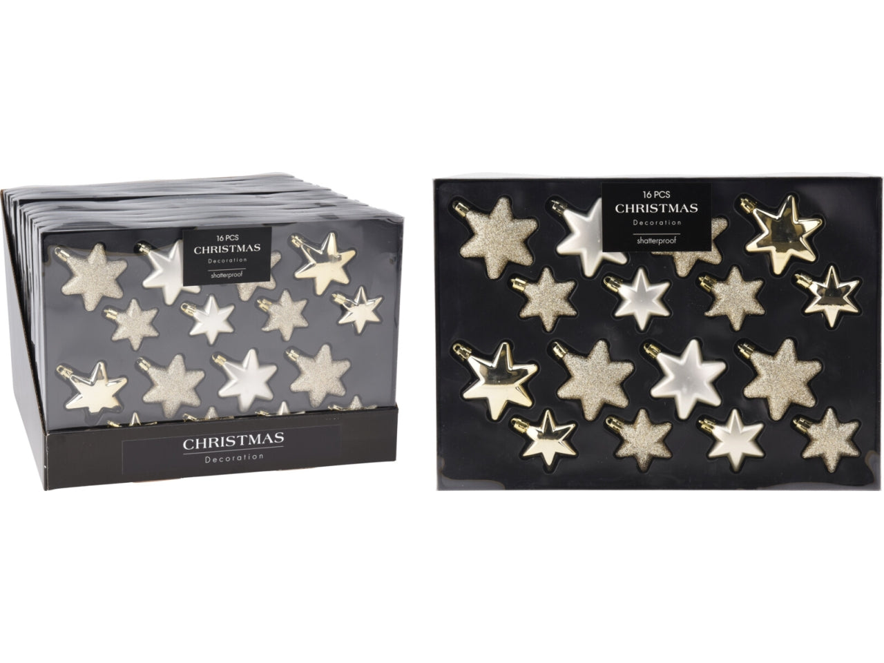 Pendente stella campagne la confezione contiene 16 stelle