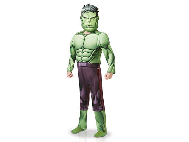 Vestito hulk lusso per bambini taglia s
