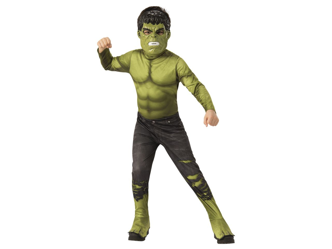 Rubies vestito hulk endgame classico per bambini taglia m