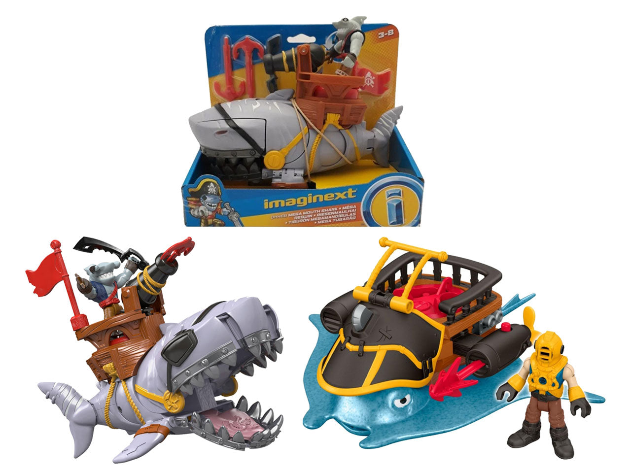 Imaginext imx pirati+ veicolo dhh64-9633