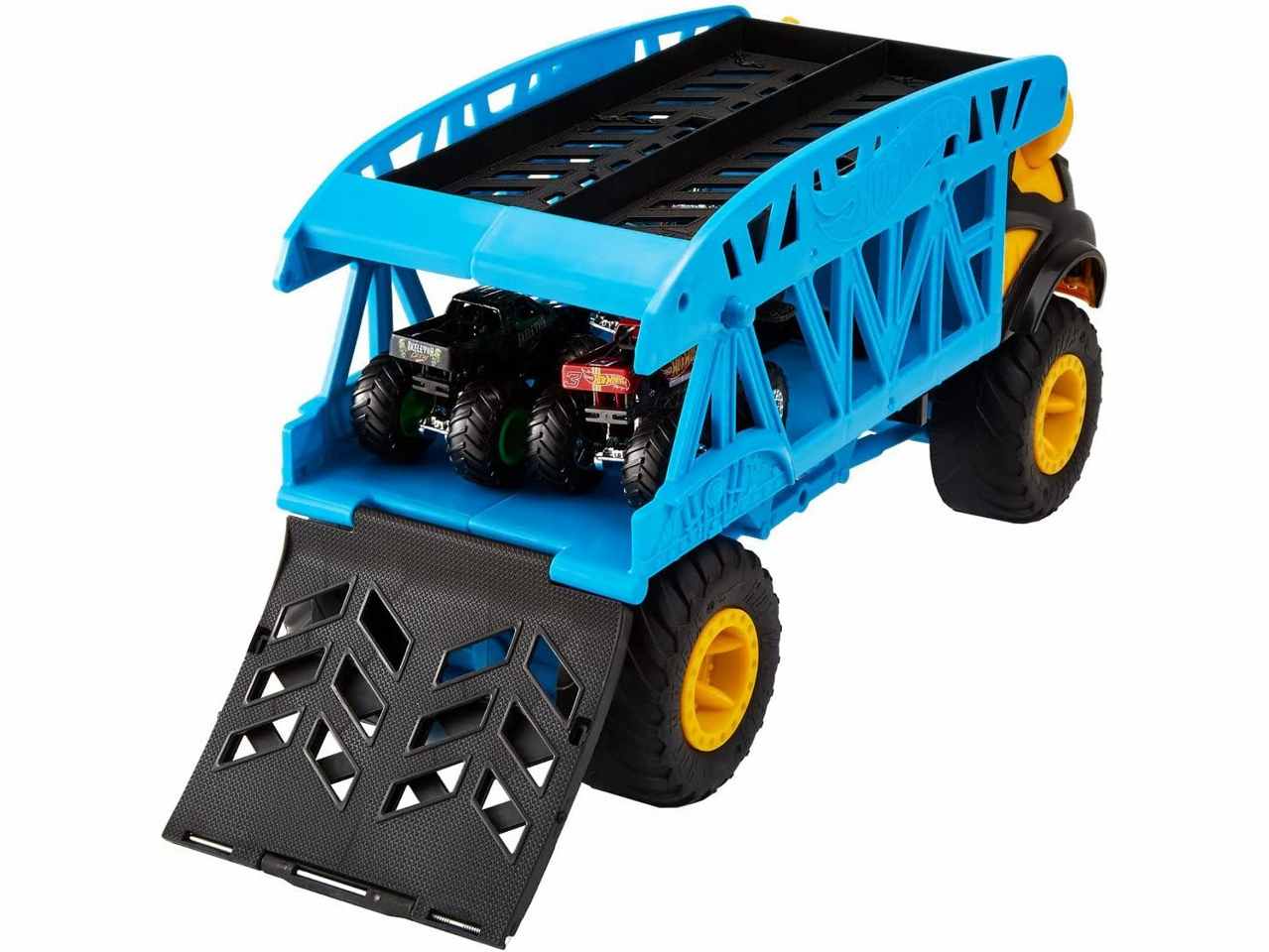 Hot wheels monster con 3 auto 58cm