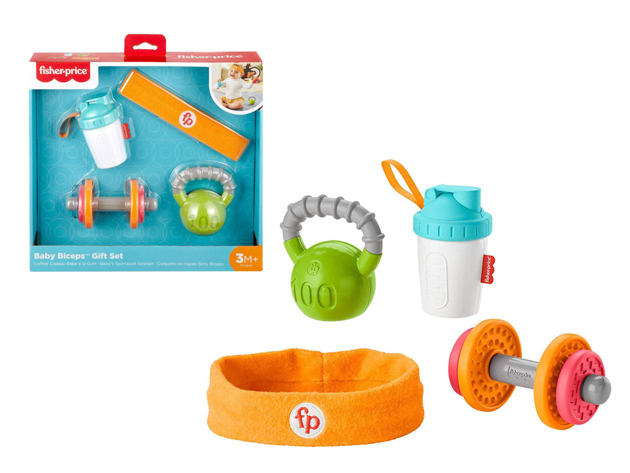 Fisher-price fitness humor set regalo $