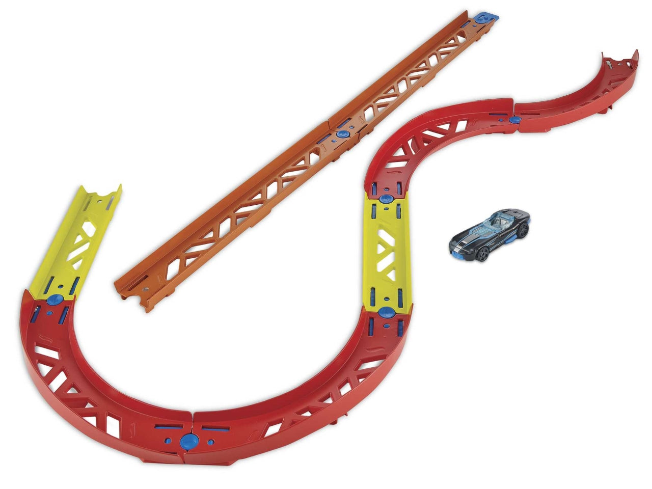 Hot Wheels Track Builder Loop: Set Multicolor per Bambini di 4+ Anni - Hot Wheels - Mattel