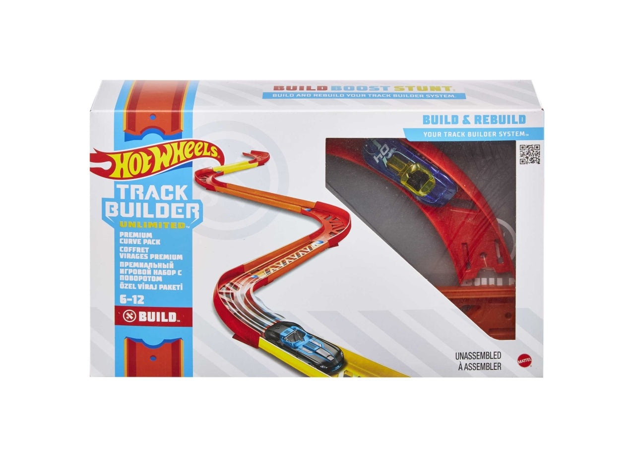 Hot Wheels Track Builder Loop: Set Multicolor per Bambini di 4+ Anni - Hot Wheels - Mattel
