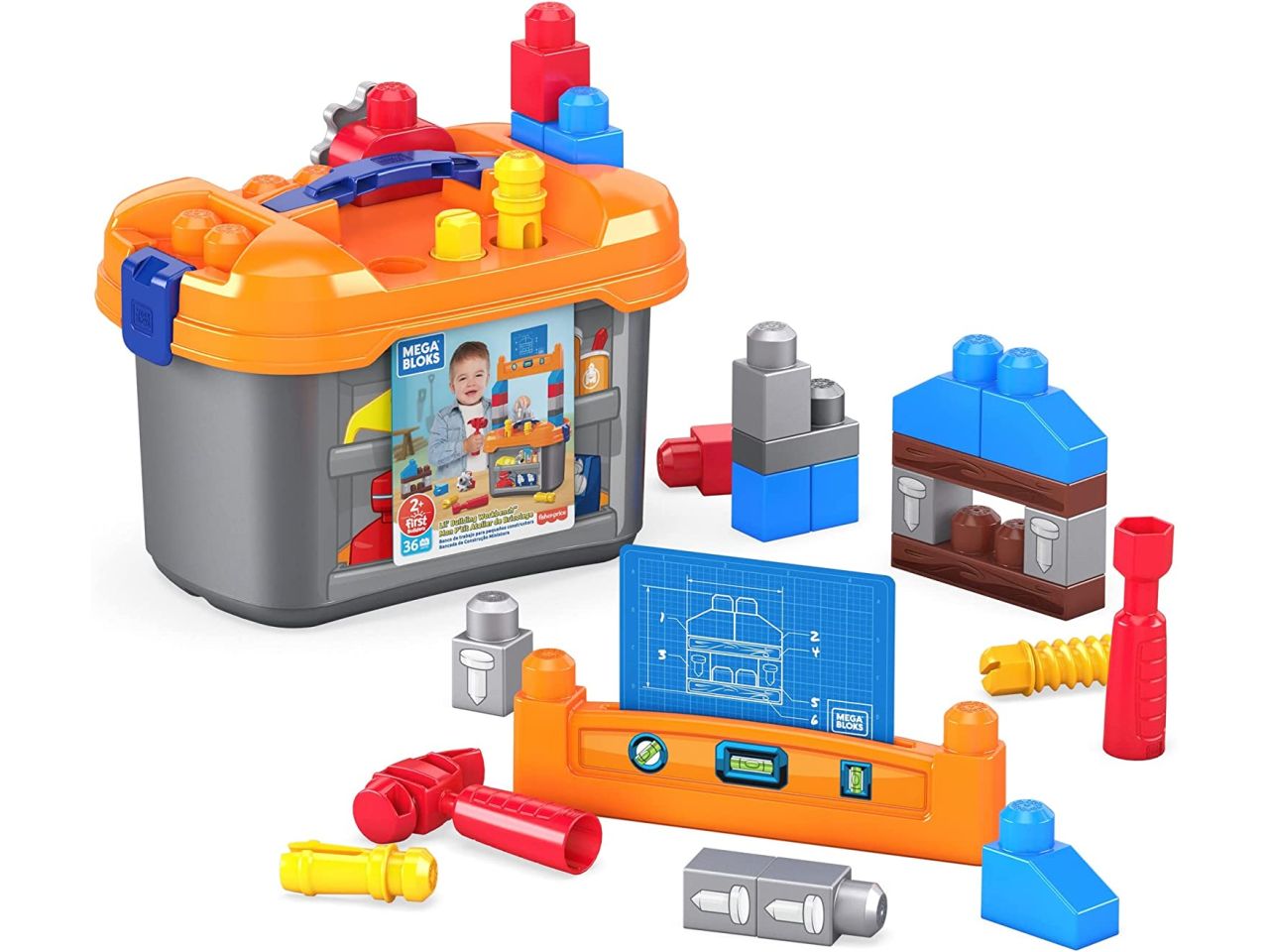 Fisher price mega bloks lil' building workbench