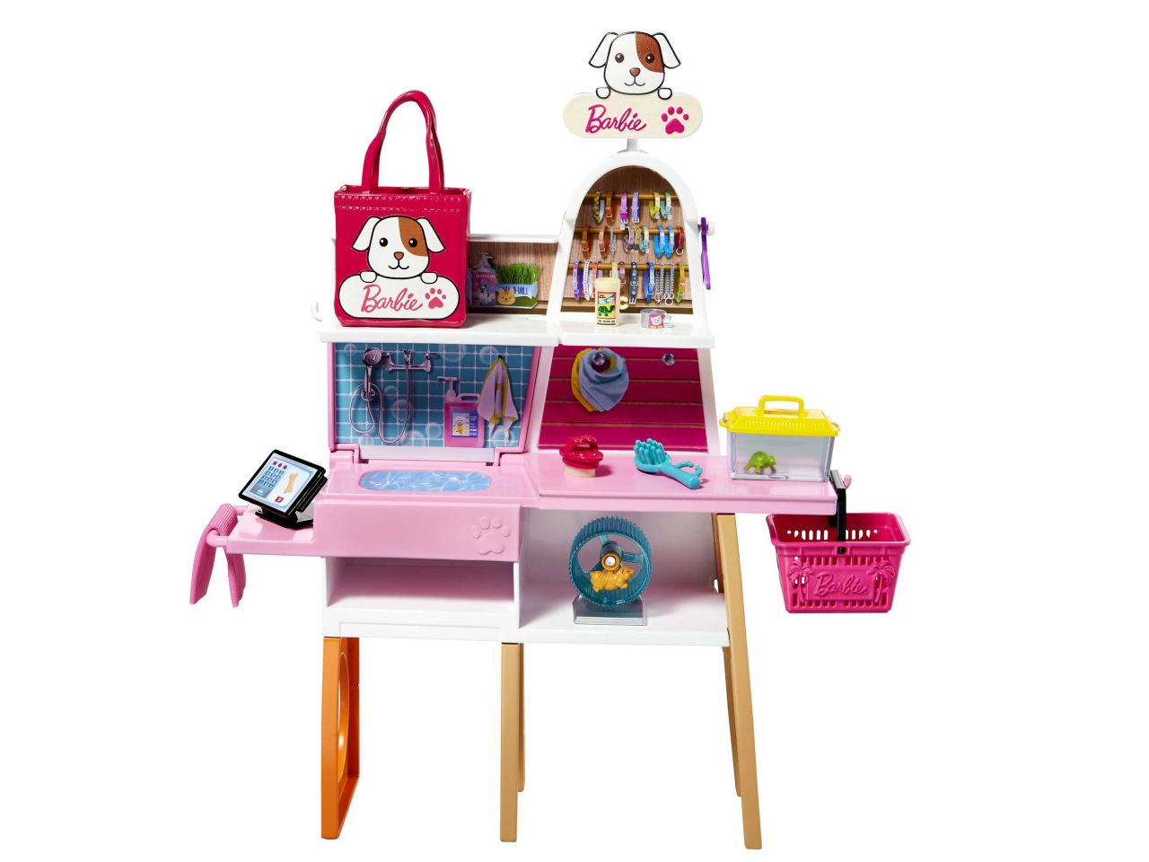 Mattel barbie negozio degli animali con 25 accessori