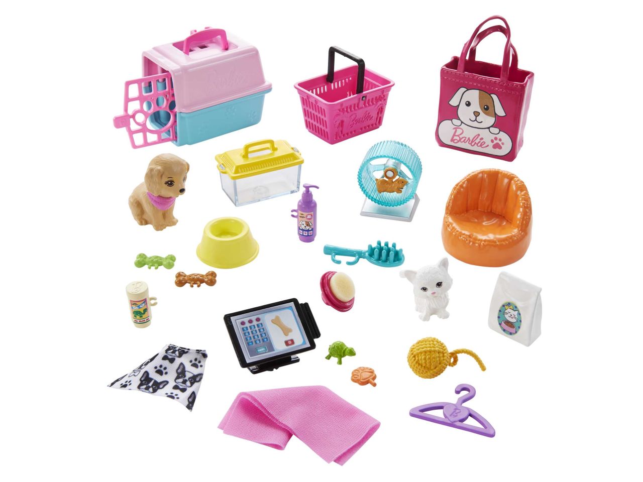 Mattel barbie negozio degli animali con 25 accessori