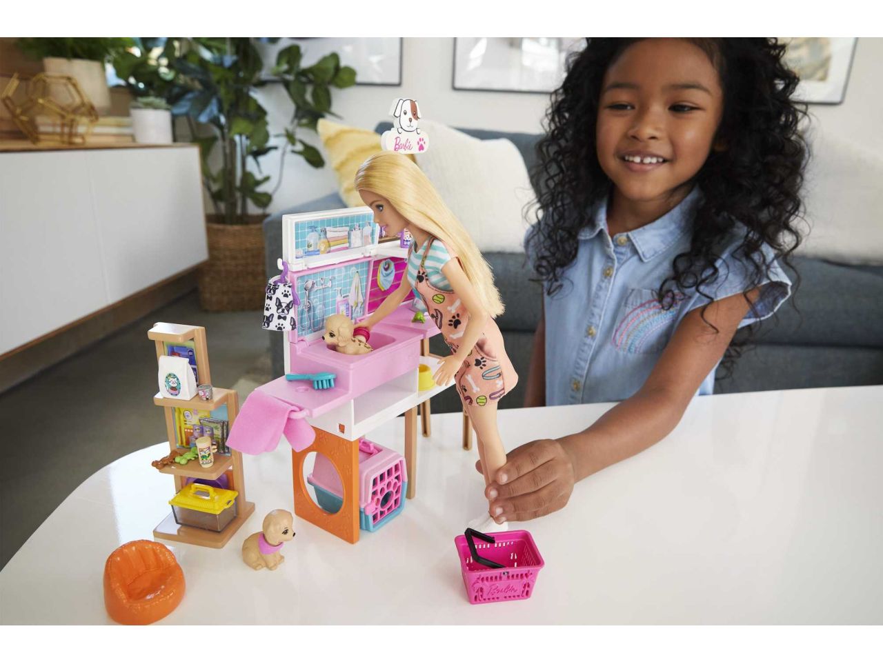 Mattel barbie negozio degli animali con 25 accessori