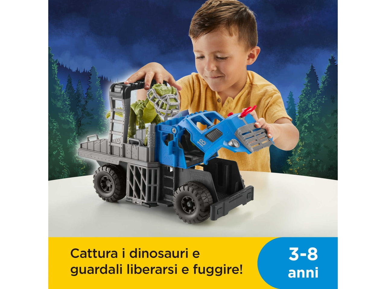 Jurassic world fuga dal dino trasportatore