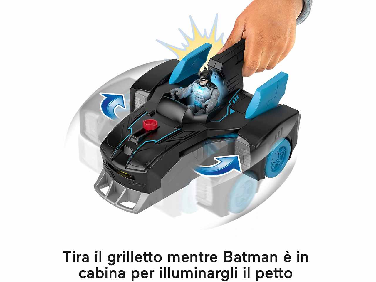 Imaginext dcsf batmobile bat tech gwt24