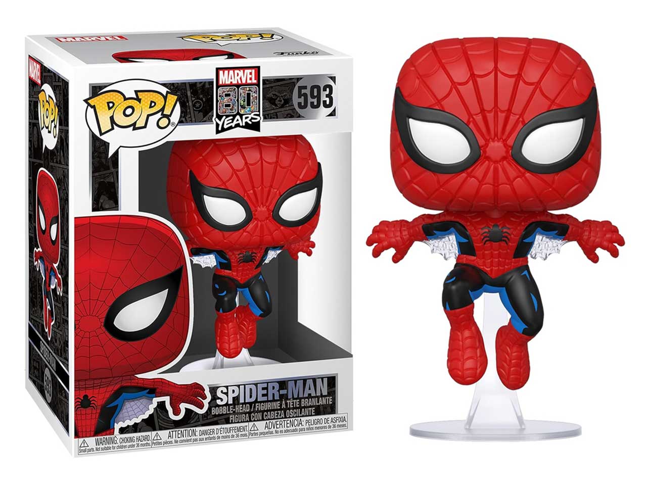 Funko pop marvel: 80th - first appearance spider-man