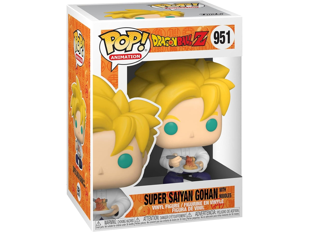 Pop animation: dragon ball z s9 - ss gohan con noodles