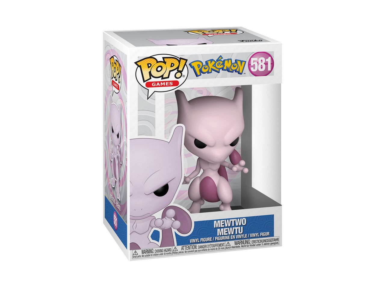 Funko pop! games pokemon - mewtwo h.9,5cm