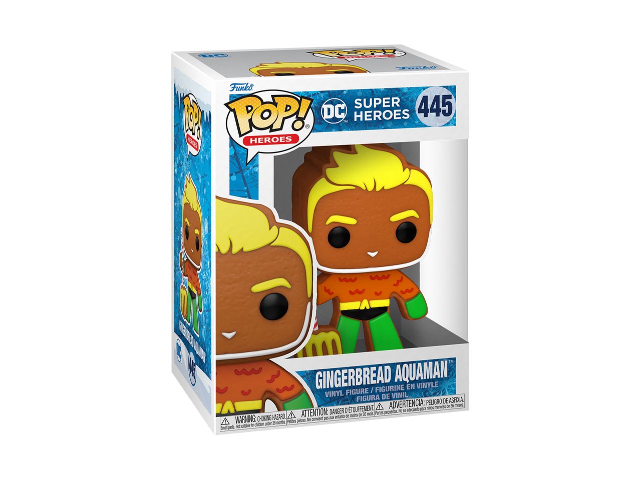 Funko pop! heroes dc holiday - aquaman h.9,5cm