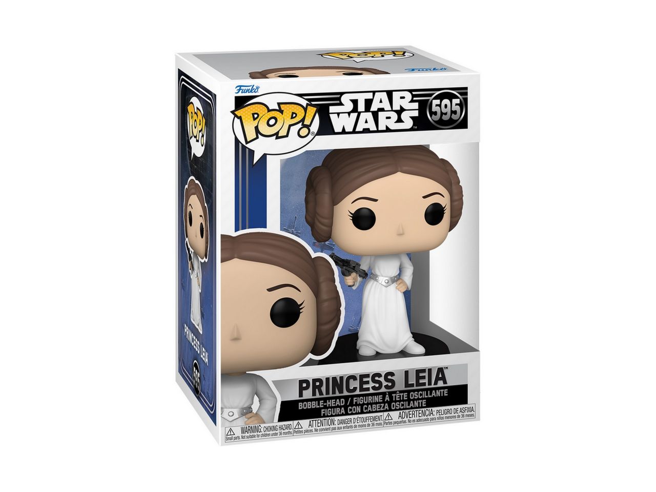Funko pop! star wars swnc- principessa leia h.9,5cm