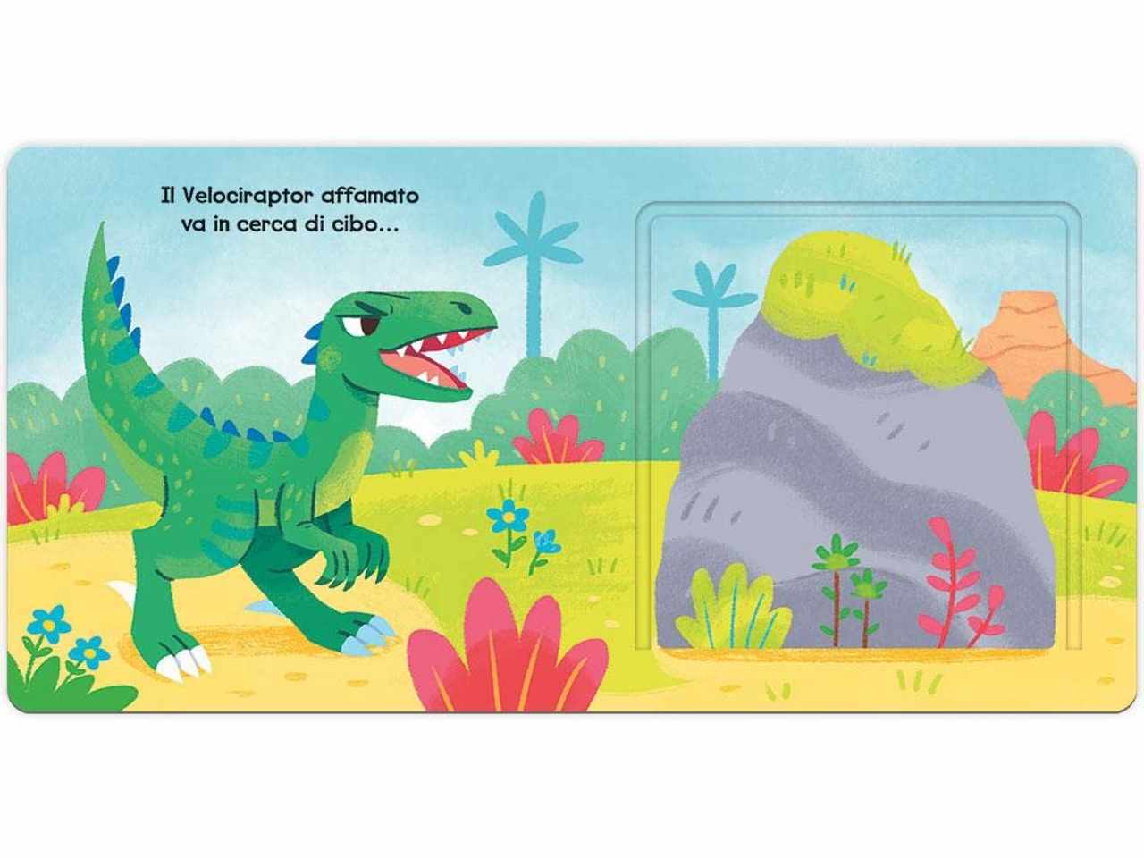 Libro giunti editore finestrelle con pop up dinosauri e finestrelle pop up