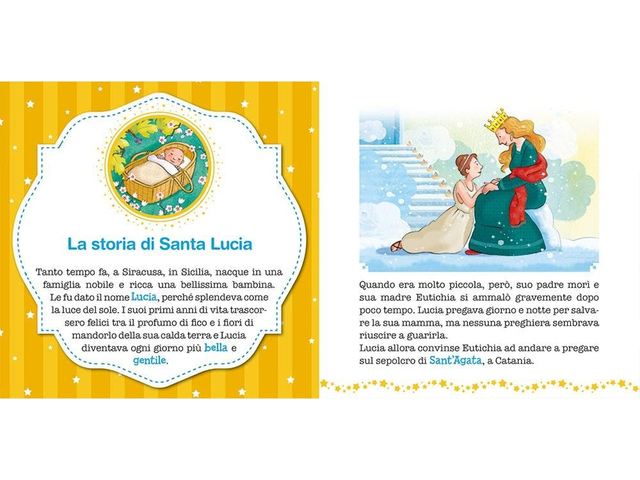 Libro giunti editore board books santa lucia