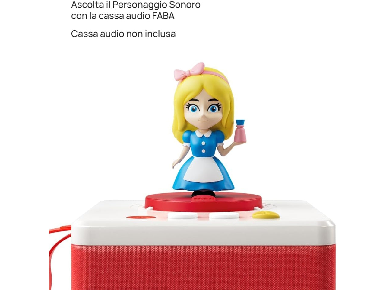 Personaggio Sonoro - Alice e un'altra storia - Storie Sonore - Giocattolo, Contentuti Educativi, Versione Italiana, Bambini 4+ anni | FABA