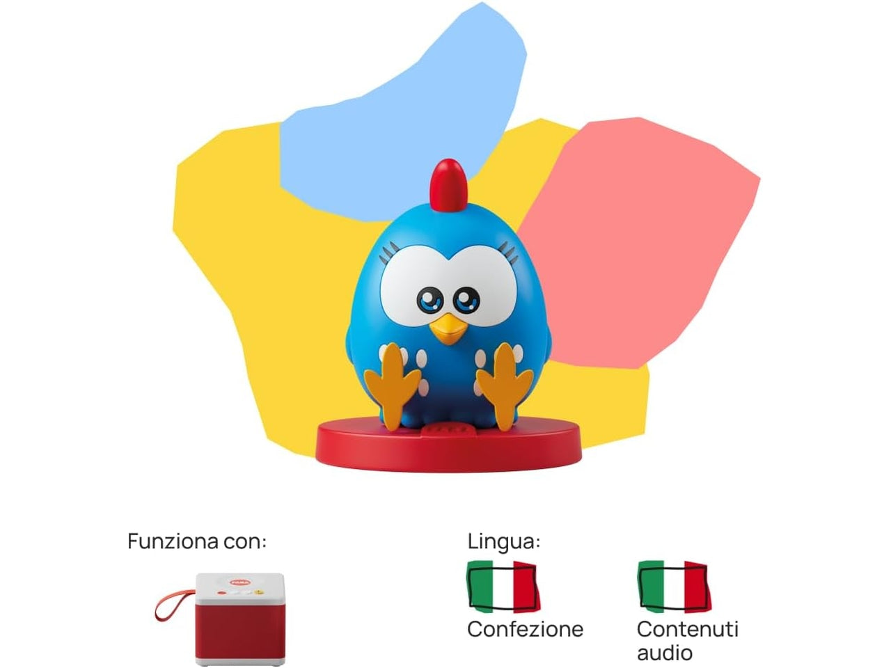 Personaggio Sonoro Gallina Puntolina, Storie e fiabe sonore, Contenuto Educativo, Gioco Versione Italiana, Bambini e bambine 2-4 anni | FABA