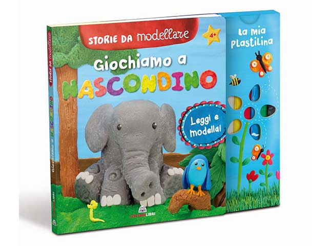 Libro storie da modellare giochiamo a nascondino