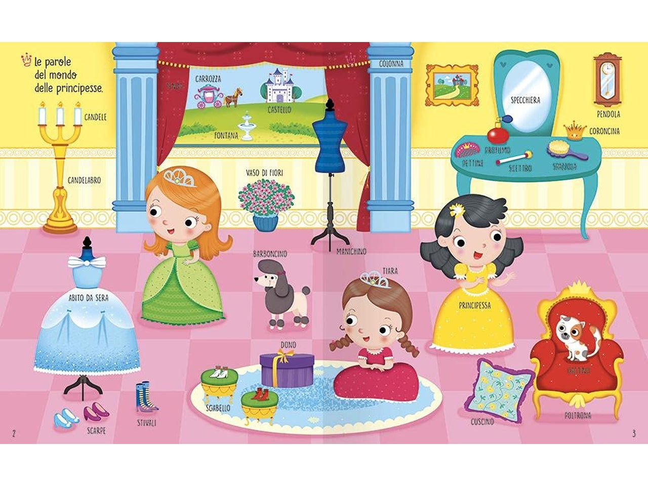 Libro edizioni del borgo attacca scrivi cancella principesse